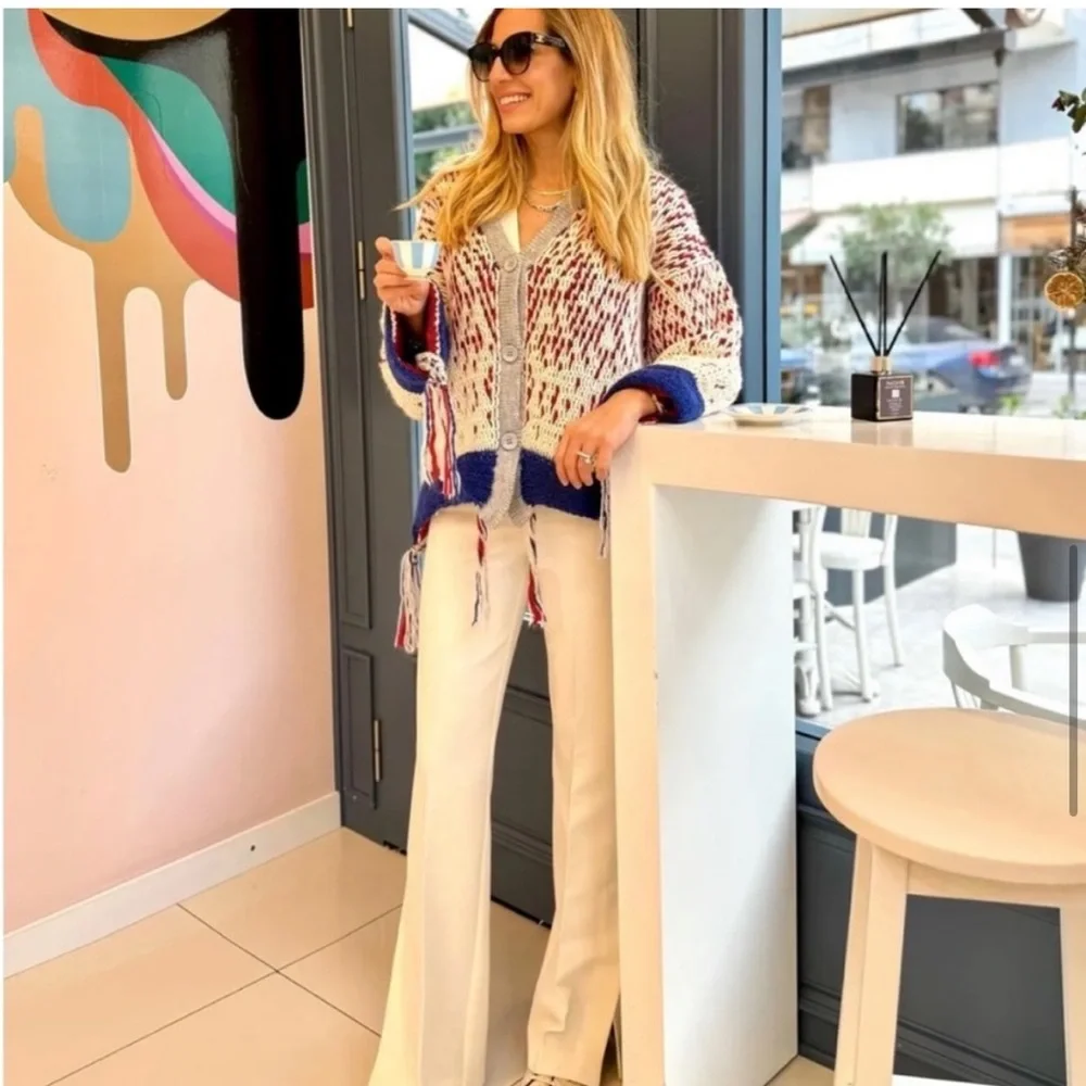 Zara fringed knit jacket - Picture 13 of 14